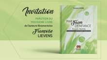 Invitation – parution du livre ‘Par Faim d’Enfance’ de Françoise Lievens – samedi 14 septembre 2019